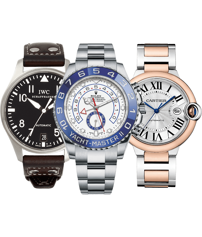 Relógios de luxo Rolex Sky-Dweller e Audemars Piguet Royal Oak